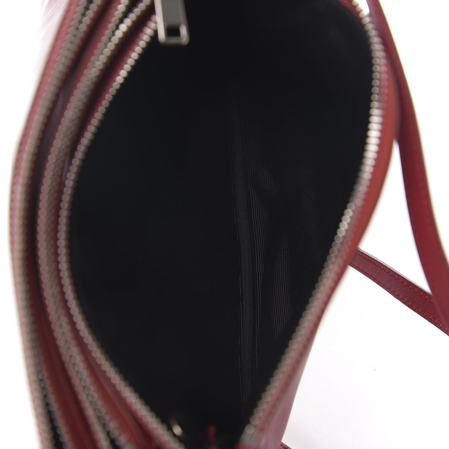 Lambskin Small Trio Crossbody Bag Red