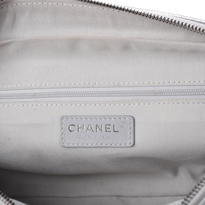 Chanel Metallic Calfskin Quilted Medium Casual Rock Flap Silver 6 of 15