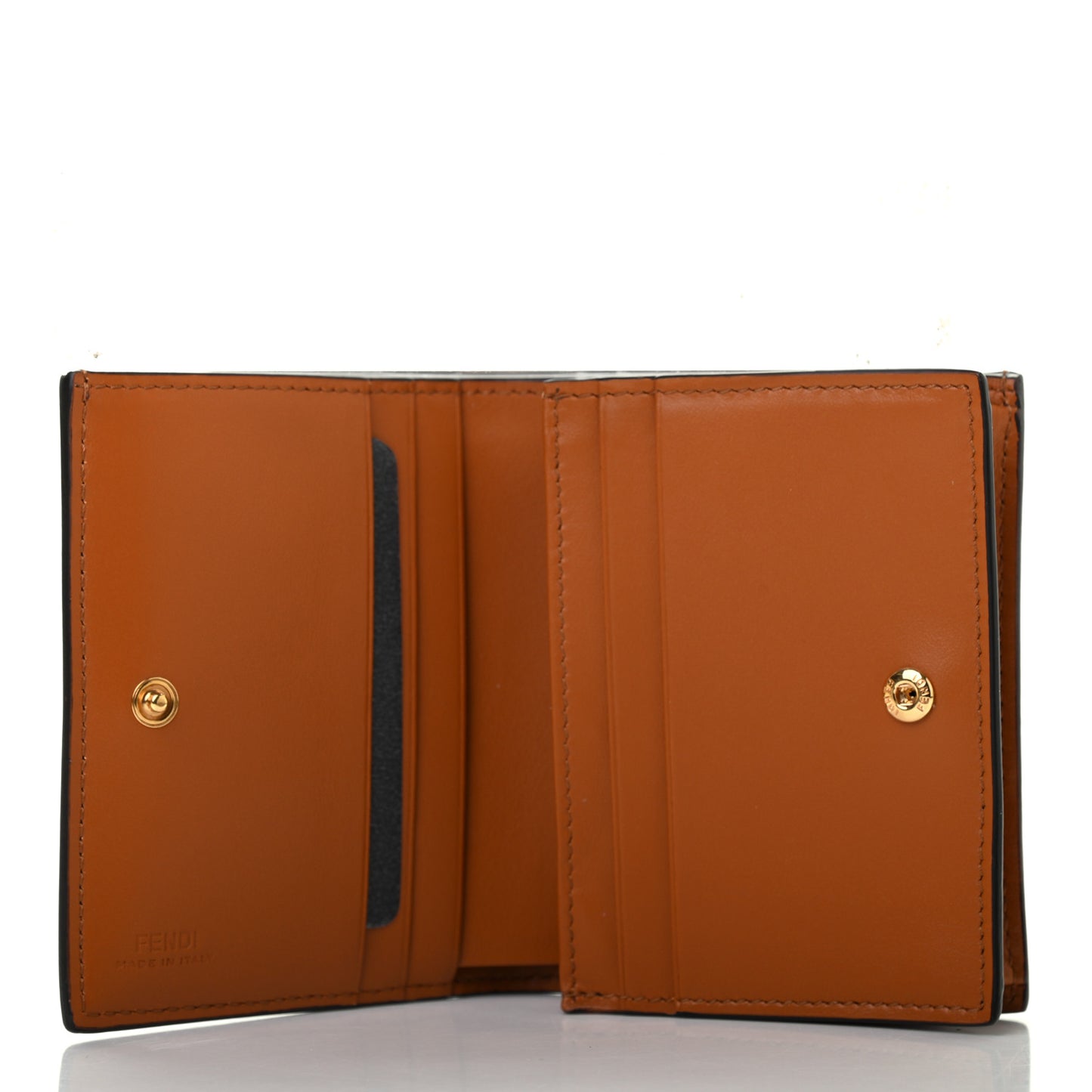 Vitello King Tamponato Logo Embossed Wallet Cuoio