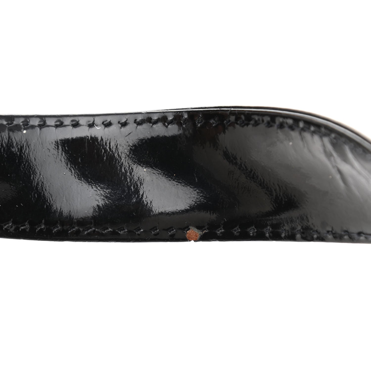 Chanel Patent Quilted Shoulder Bag Black 16 of 16