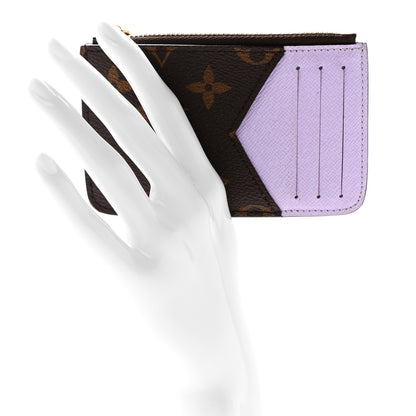 Louis Vuitton Monogram Zipped Romy Card Holder Bubble Tea 2 of 7