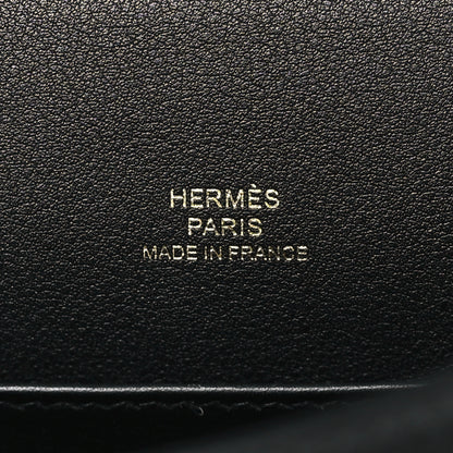 Hermes Swift Kelly Pochette Clutch Black 6 of 11