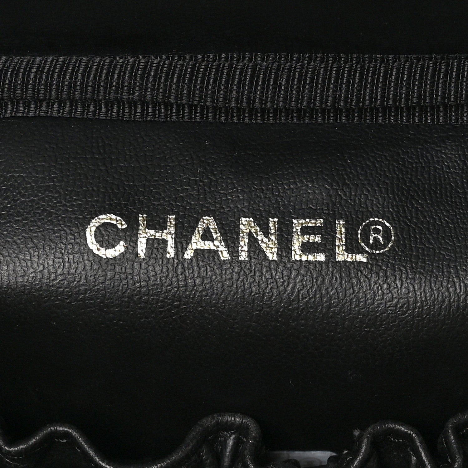 Chanel Caviar Vanity Cosmetic Case Brown 7 of 13