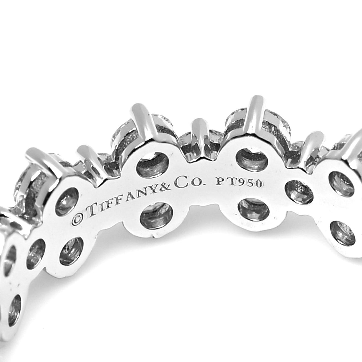 Platinum Diamond Aria Eternity Ring 50 5.25