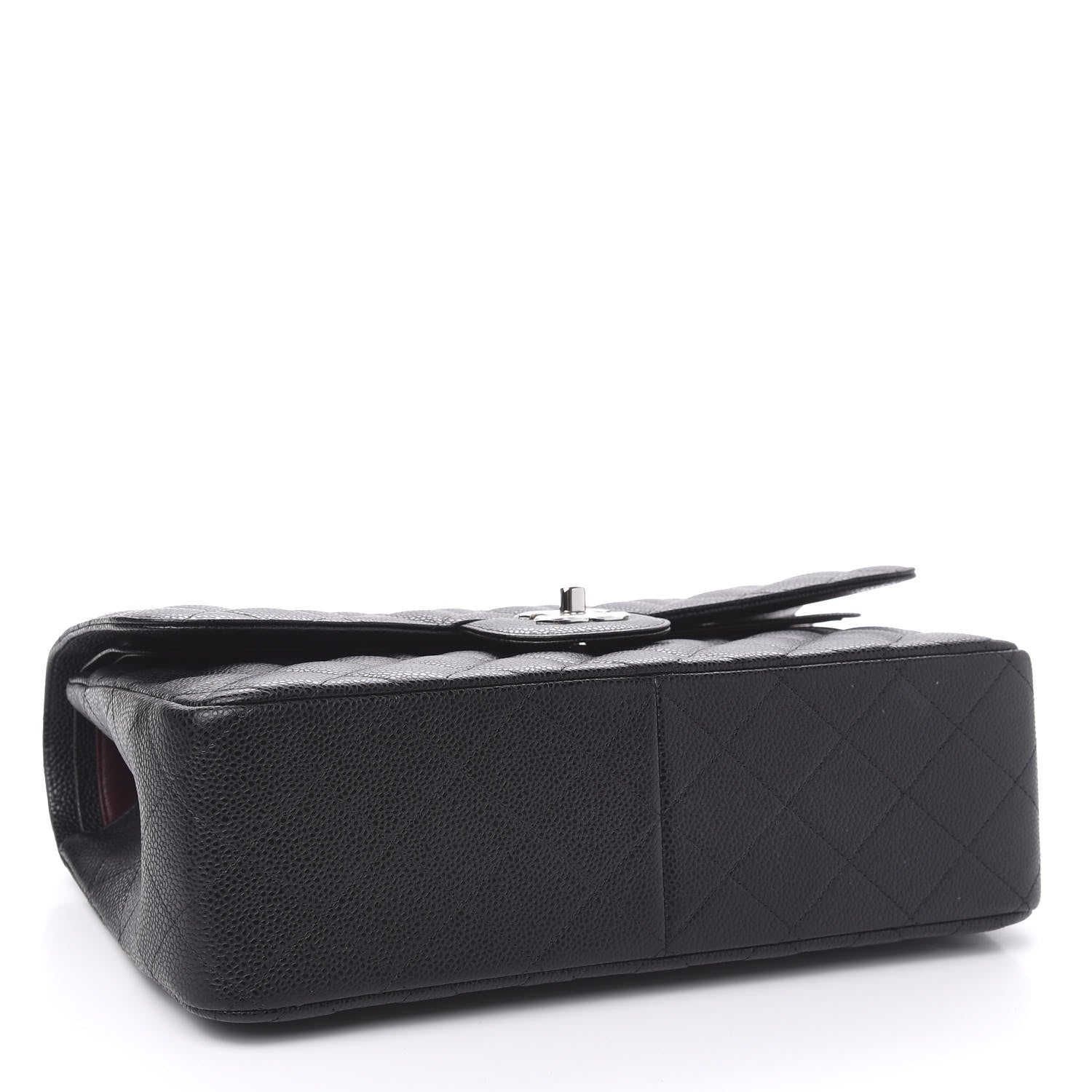 Chanel Caviar Quilted Jumbo Double Flap Black 3 of 10