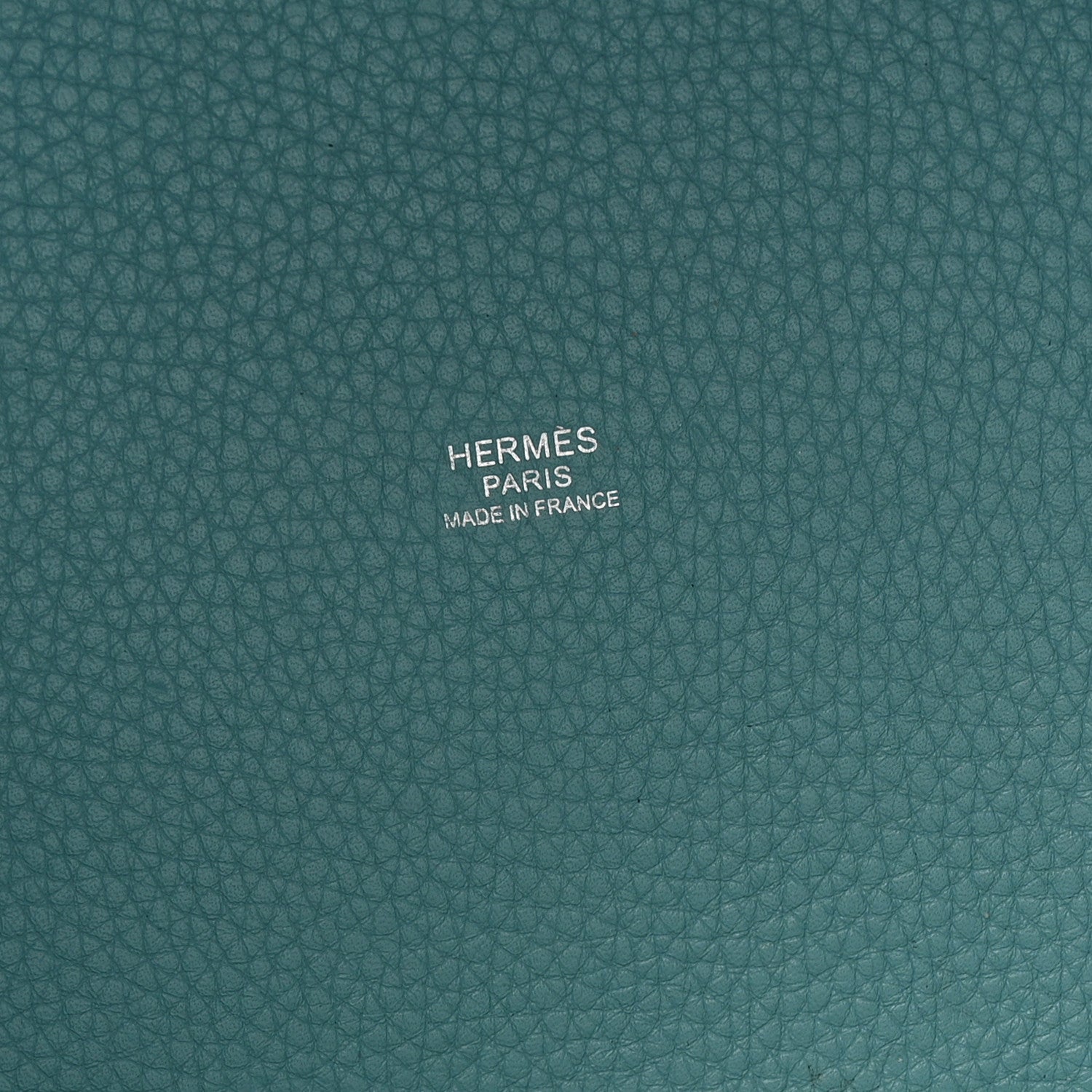 Hermes Taurillon Clemence Picotin Lock 22 MM Bleu Atoll 5 of 12
