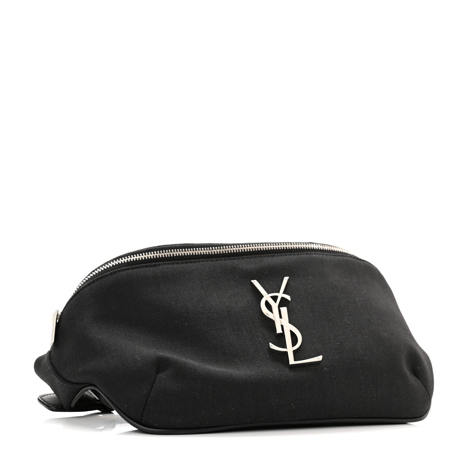Saint Laurent Canvas Monogram Belt Bag Black 4 of 10