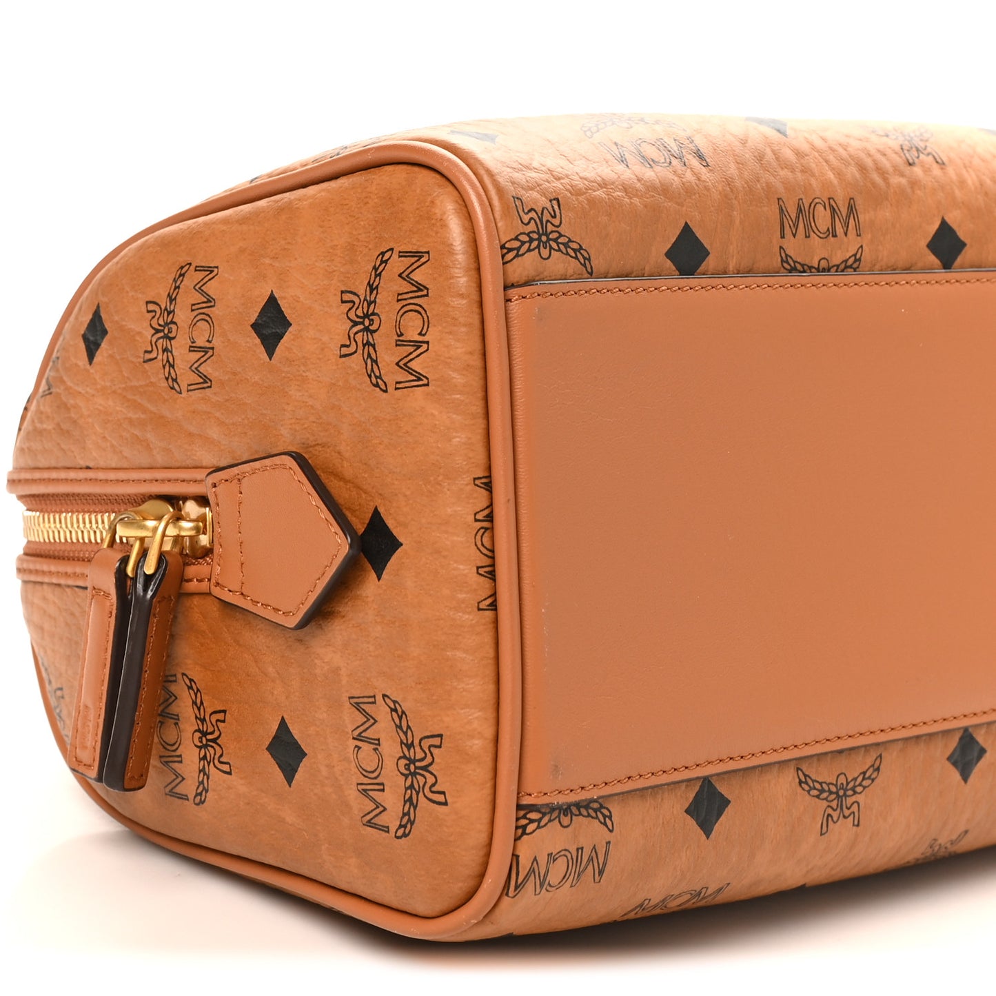 Visetos Small Ella Boston Bag Cognac