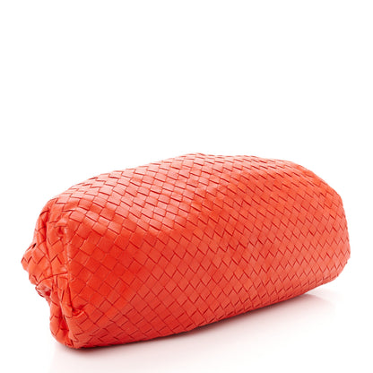 Bottega Veneta Nappa Maxi Intrecciato The Pouch Oversized Clutch Orange 4 of 10