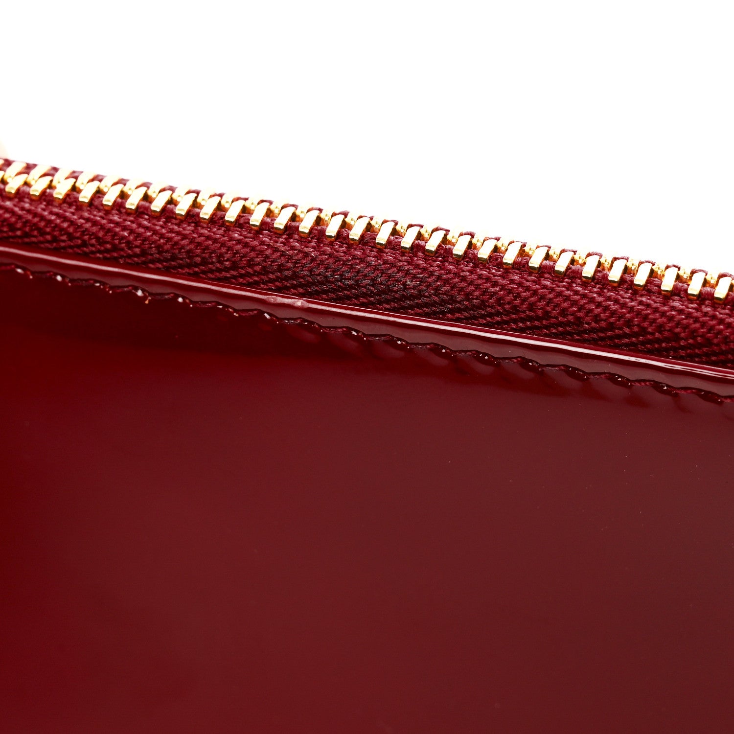Christian Dior Patent Lady Dior Convertible Clutch Inserts Red 10 of 10