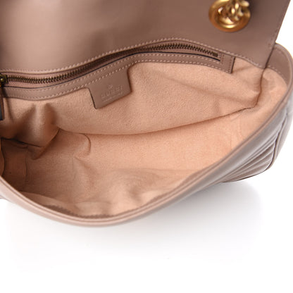 Gucci Calfskin Matelasse Small GG Marmont Shoulder Bag Porcelain Rose 5 of 10