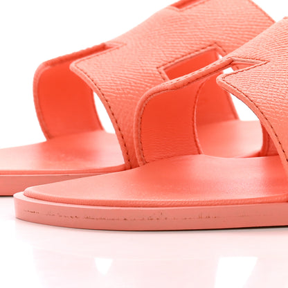 Hermes Epsom Oran Sandals 38.5 Orange Joey 12 of 13