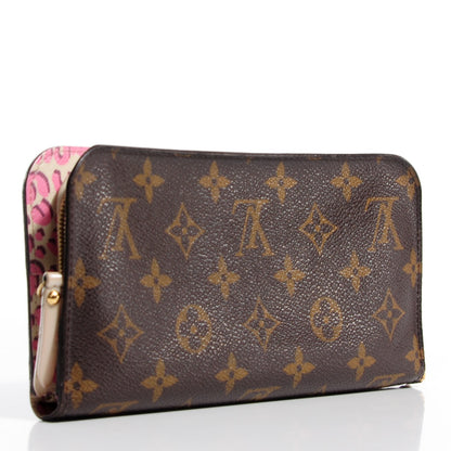 Louis Vuitton Monogram Leopard Insolite Wallet Blanc Corail 3 of 7