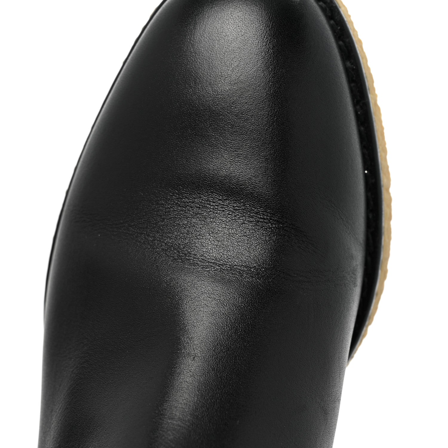 Hermes Calfskin Follow Ankle Boots 37.5 Black 10 of 11