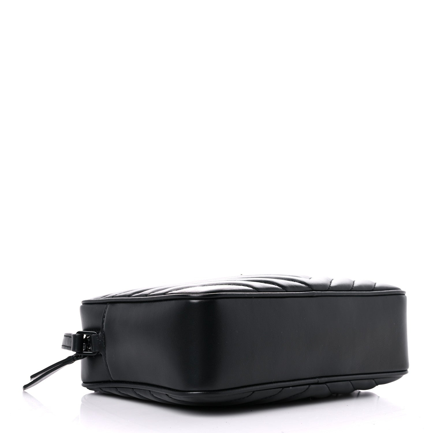 Saint Laurent Calfskin Matelasse Monogram Lou Camera Bag Black 4 of 9