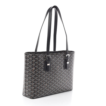 Goyard Goyardine Sac Marie Galante MM Black 3 of 9