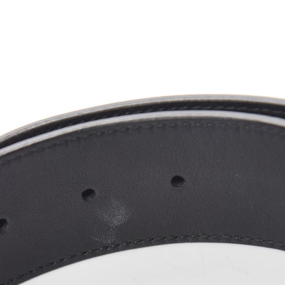 Gucci Textured Calfskin Double G 40mm Belt 95 38 Black 7 of 7