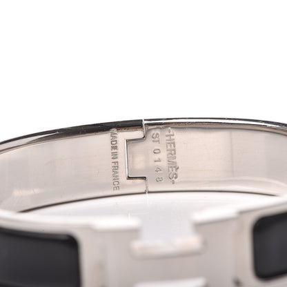 Hermes Enamel Narrow Clic Clac H Bracelet PM Black 4 of 6