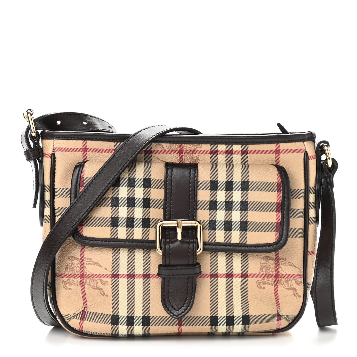 Haymarket Check Crossbody Black