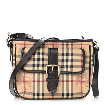 Burberry Haymarket Check Crossbody Black 1 of 8