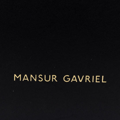 Mansur Gavriel Vegetable Tanned Calfskin Mini Mini Bucket Bag Black Flamma 7 of 10