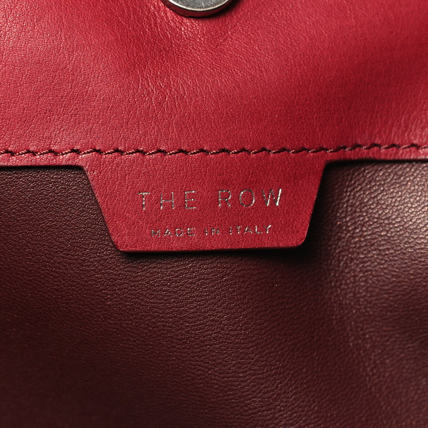 Polished Saddle Calfskin Alexia Bag Amaranto