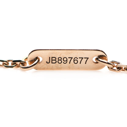 Van Cleef & Arpels 18K Rose Gold Carnelian Sweet Alhambra Bracelet 5 of 6