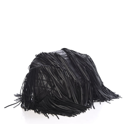 Chanel Lambskin Quilted Western Baluchon Fringe Bag Black 4 of 10