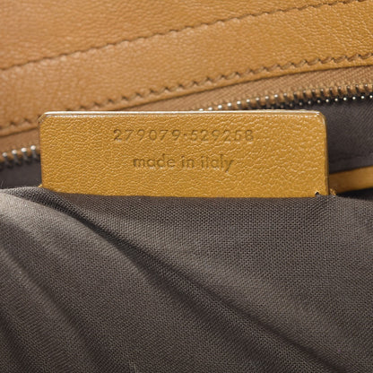 Saint Laurent Sheepskin Medium Cabas ChYc Mustard 8 of 15