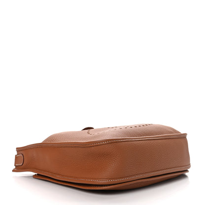Hermes Taurillon Clemence Evelyne III PM Gold 4 of 10