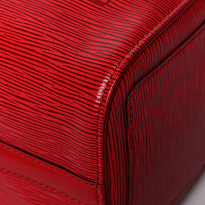Louis Vuitton Epi Speedy 25 Castillan Red 10 of 13