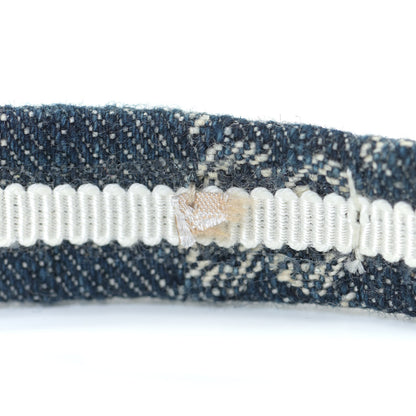 Gucci Denim Monogram Headband 7 of 7