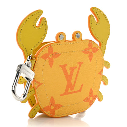 Louis Vuitton Monogram Crab Bag Charm Yellow 3 of 7