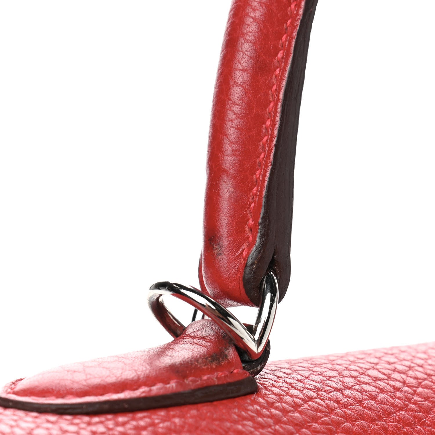 Hermes Taurillon Clemence Retourne Kelly 35 Rouge Casaque 11 of 15