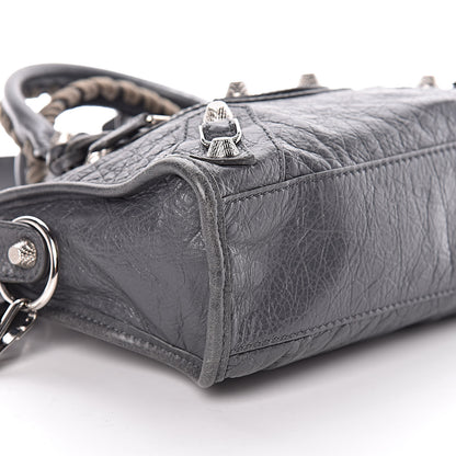 Balenciaga Agneau Giant 12 Silver Hardware Mini City Gris Tarmac 10 of 19