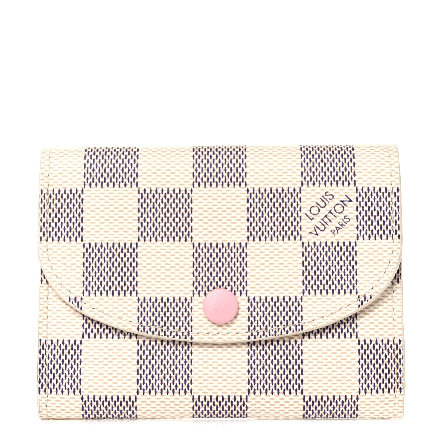 Damier Azur Rosalie Coin Purse Rose Ballerine