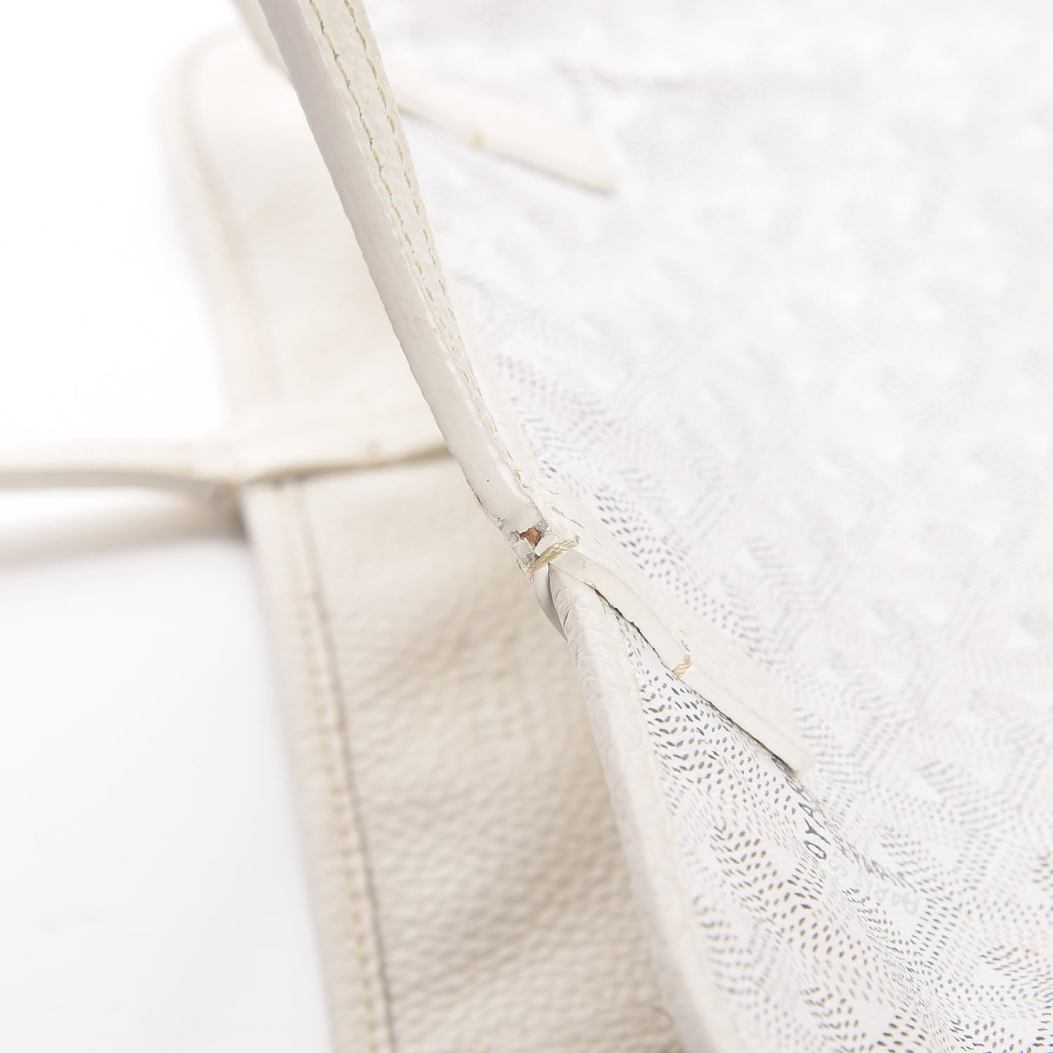Goyard Goyardine Sac Hardy Pet Carrier PM White 15 of 16