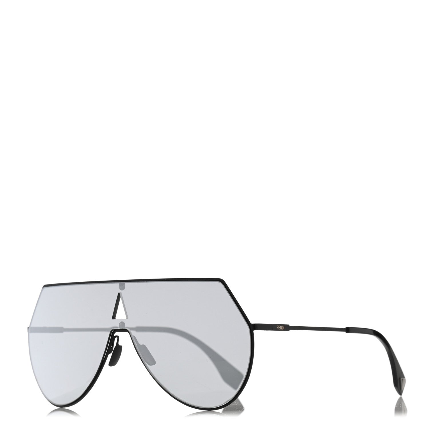Fendi Metal Mirrored Eyeline Sunglasses FF 0193/S Black 1 of 7