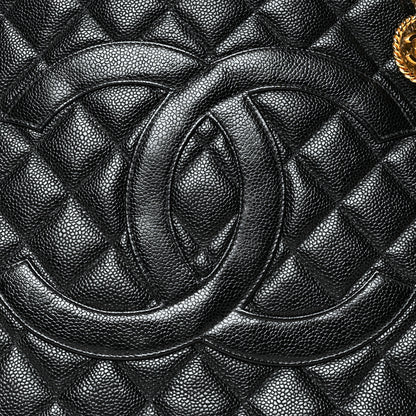 Chanel Caviar Quilted Medallion Tote Black 8 of 10