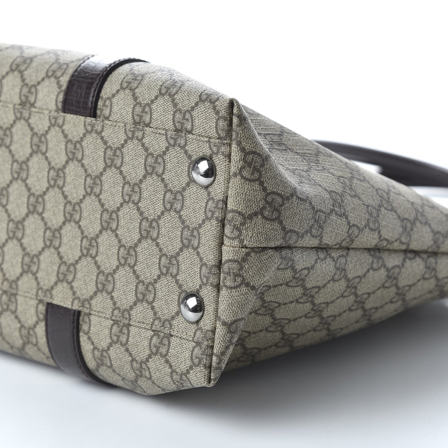 GG Plus Monogram Medium Joy Tote Dark Brown
