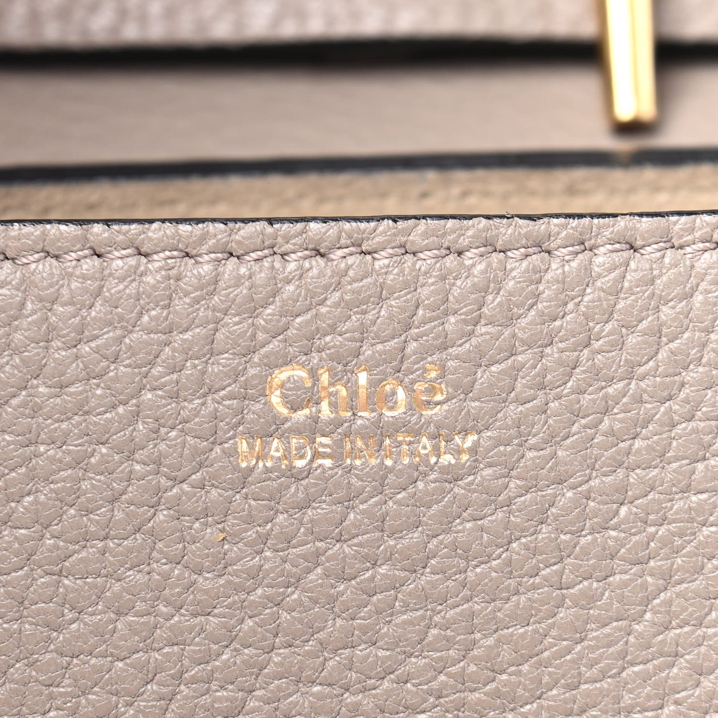 Grained Lambskin Mini Drew Shoulder Bag Motty Grey