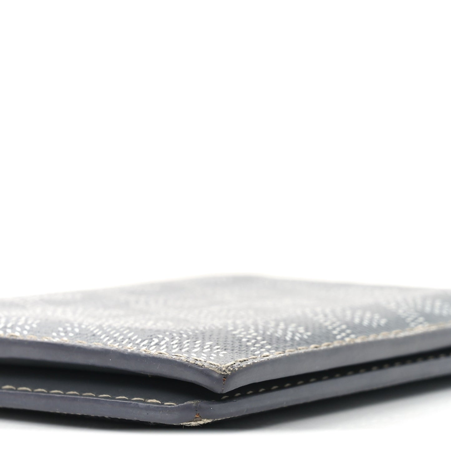 Goyardine Saint Marc Folding Card Case Grey