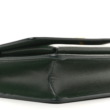 Saint Laurent Calfskin Monogram Sunset Chain Wallet Green 9 of 13