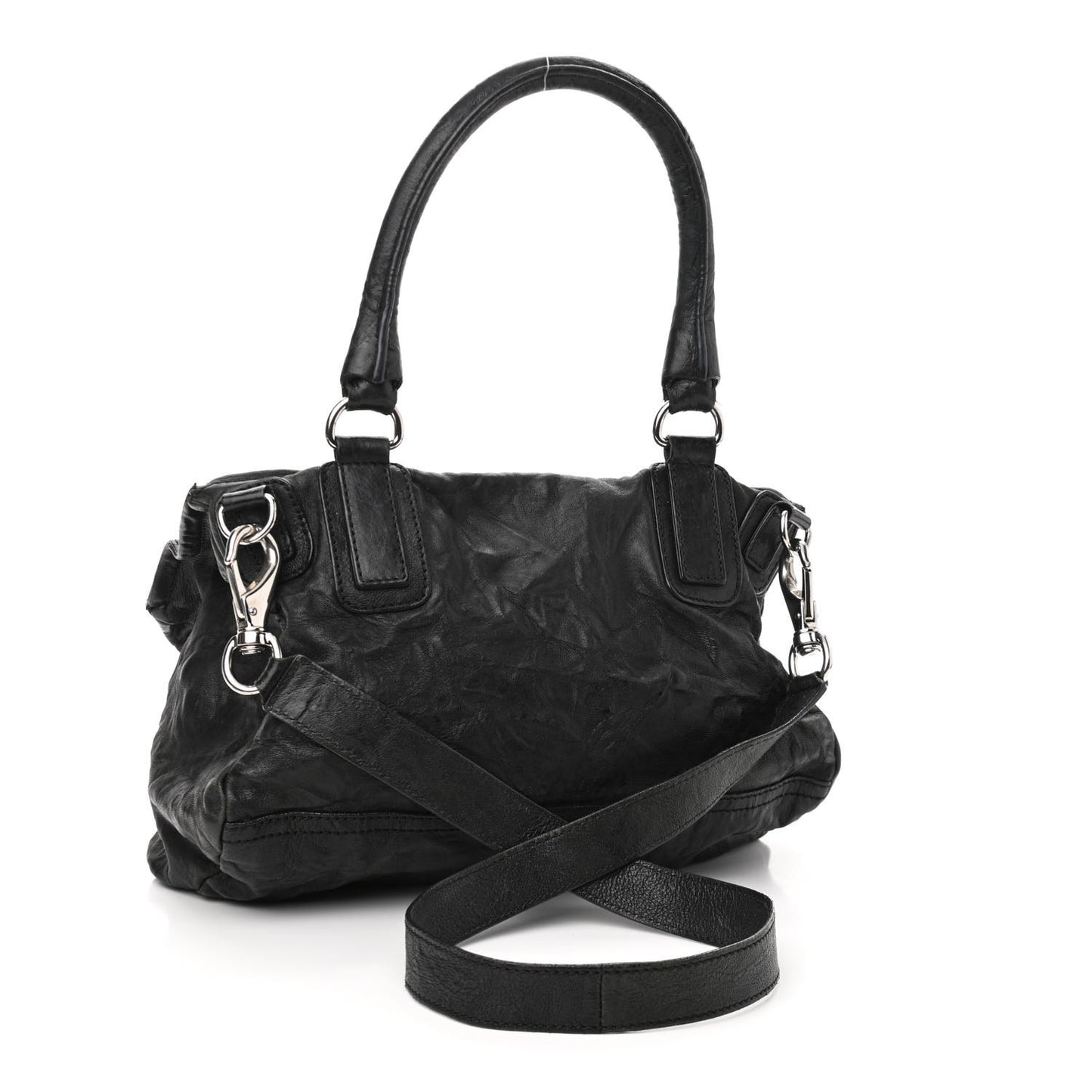Tumbled Sheepskin Small Pandora Black