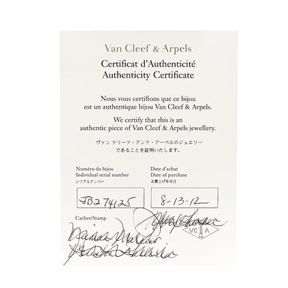 Van Cleef & Arpels 18K Yellow Gold Black Onyx Vintage Alhambra Pendant Necklace 7 of 7