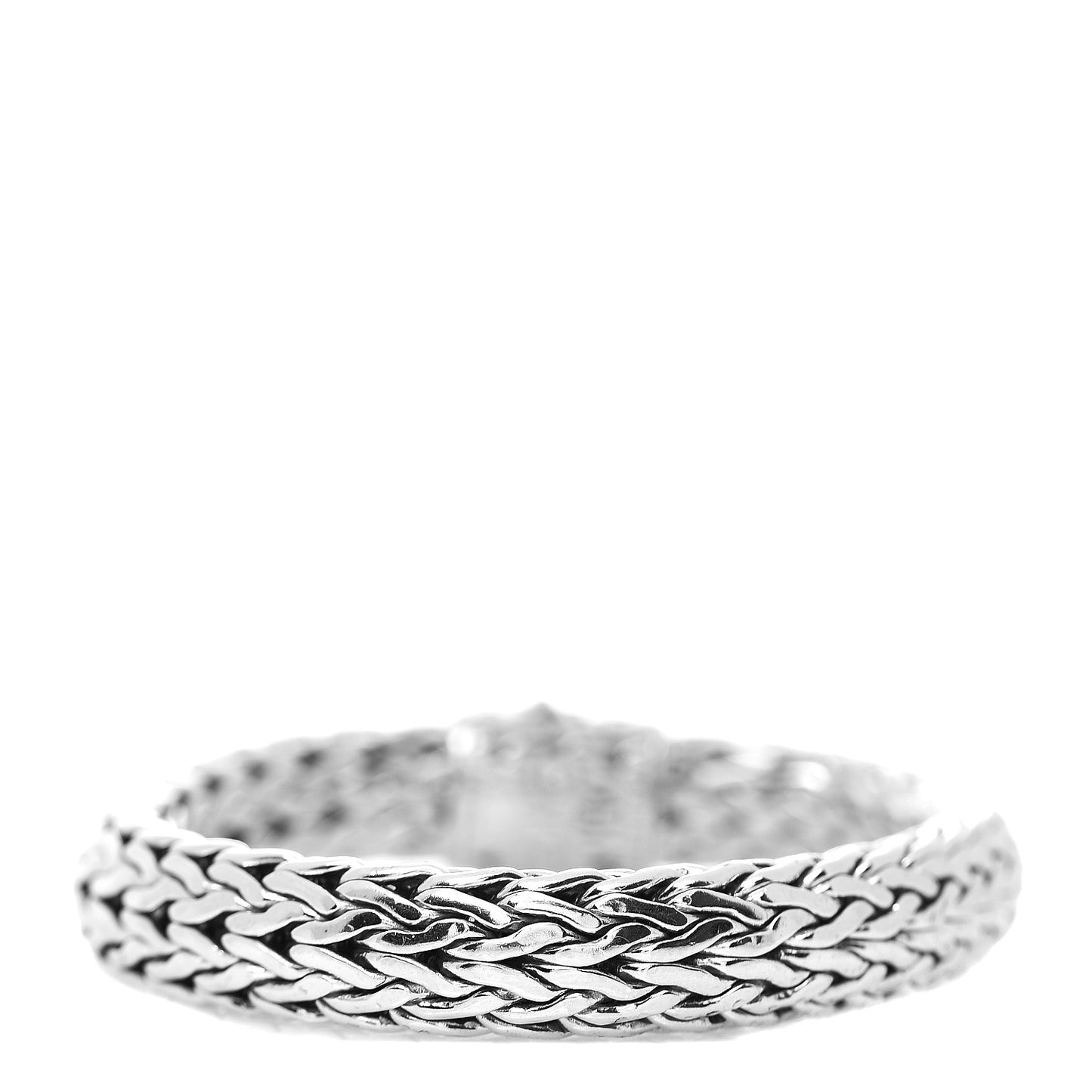 Sterling Silver Black Sapphire 10.5mm Classic Chain Bracelet