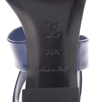 Louis Vuitton Calfskin Westbound Sandal 36.5 Blue Nuit 6 of 9