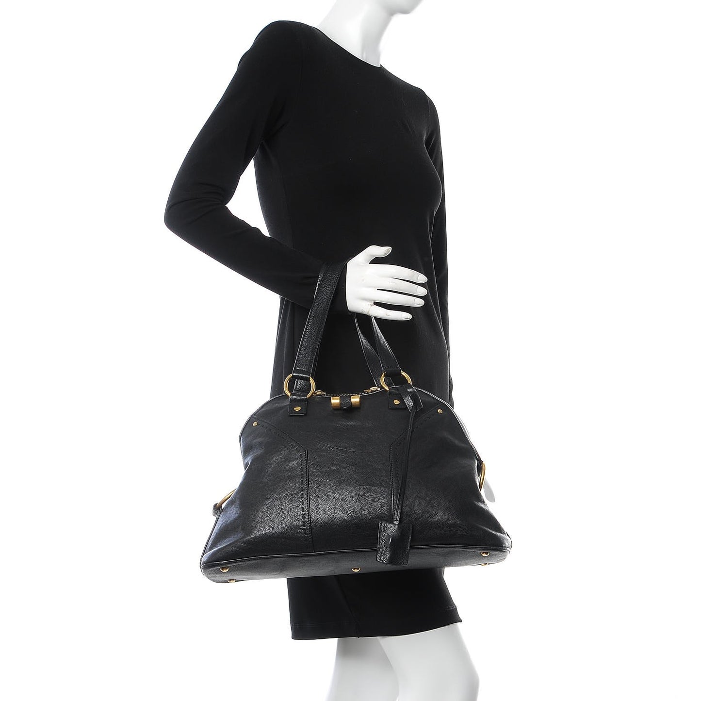 Calfskin Large Muse Black