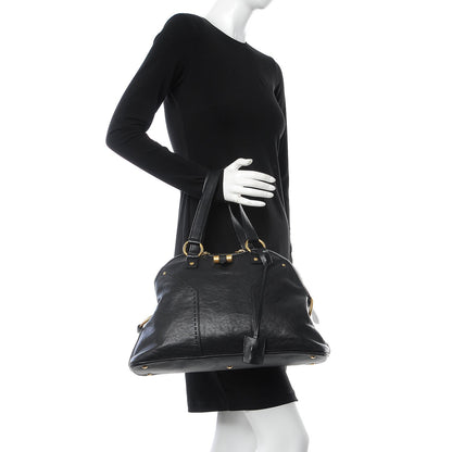 Saint Laurent Calfskin Large Muse Black 2 of 7