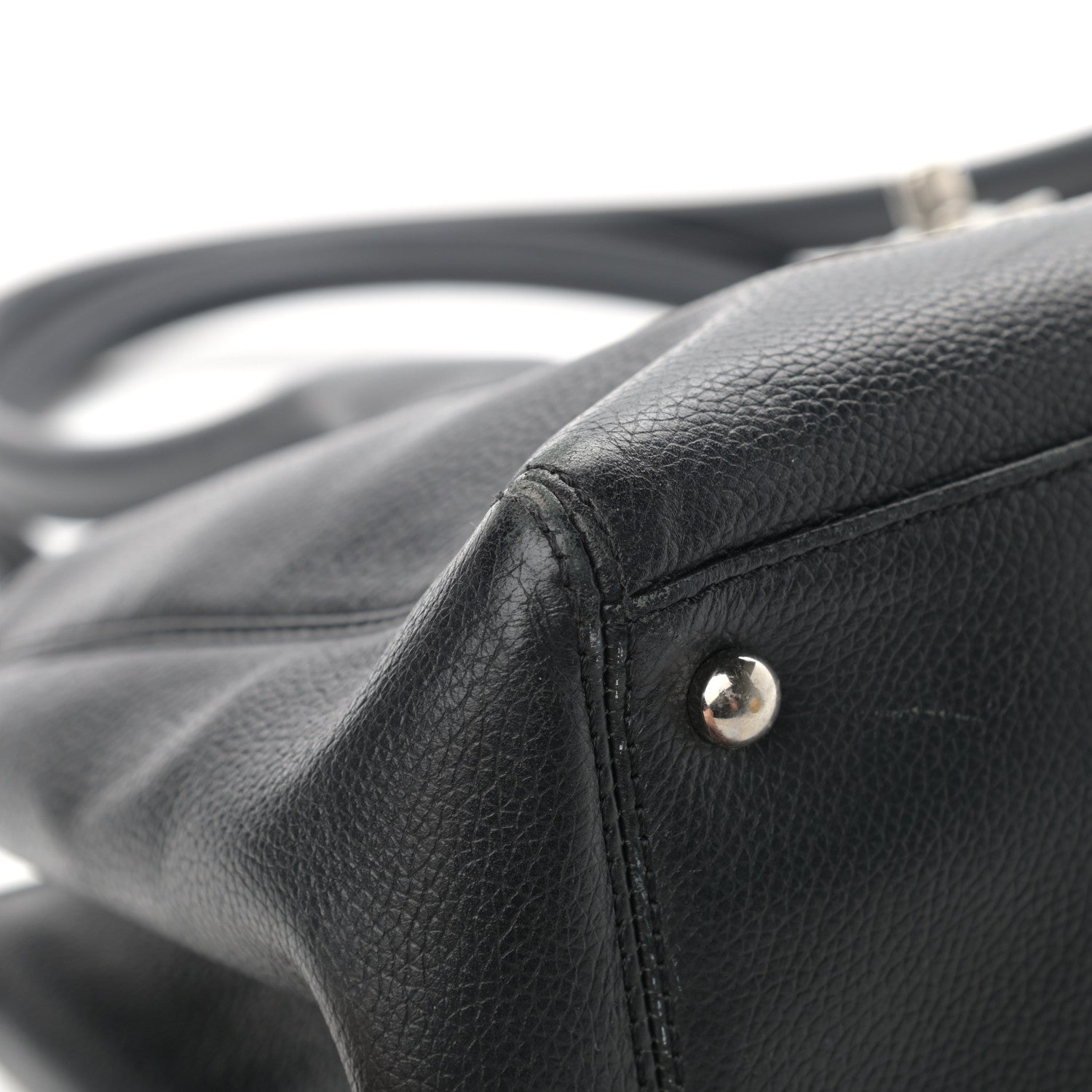 Chanel Calfskin Small Cerf Executive Shopper Tote Black 9 of 18